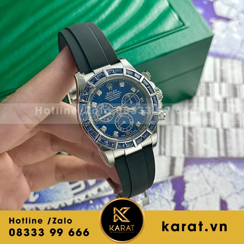 Đồng hồ rolex daytona blue saphire benzel
