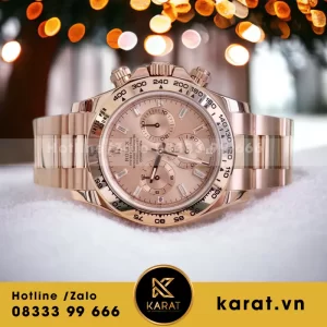 Đồng hồ rolex daytona  chế tác vàng khối 18k