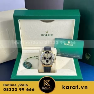 Đồng hồ Rolex Daytona Cosmograp 126518 replica 11 Mạ Vàng Dây Cao Su 40mm