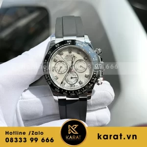 Đồng hồ rolex daytona độ mặt MOP cọc số moissanite