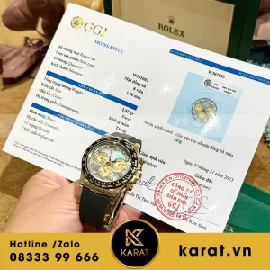 Đồng hồ rolex daytona mặt xà cừ tím tinh chỉnh