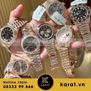 Đồng hồ rolex fake bọc vàng