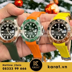 Đồng hồ rolex GMT dây ruber B tặng kèm