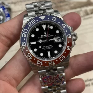 Đồng Hồ Rolex GMT-Master II 126710BLRO Fake 1:1