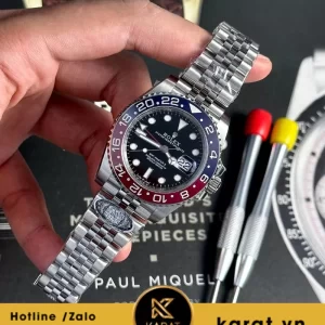 Đồng hồ Rolex GMT-Master II “Pepsi” 126710BLRO bản V3 clean factory dây to