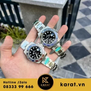 Đồng hồ rolex GMT pessi vs batman