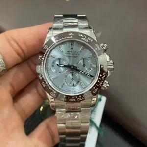 Đồng Hồ Rolex Like Auth 1:1 Cosmograph Daytona 116506 Cọc Số Kim Cương Baguette