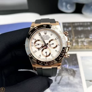 Đồng Hồ Rolex Like Auth 1:1 Cosmograph Daytona 116518LN Mặt Số Trắng