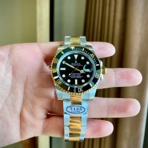 Đồng Hồ Rolex Like Auth Submariner 126613LN Mặt Số Đen Bọc Vàng