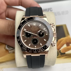 Đồng Hồ Rolex Rep 1:1 Cosmograph Daytona 116515LN Mặt Số Chocolate Cọc Số Dạ Quang