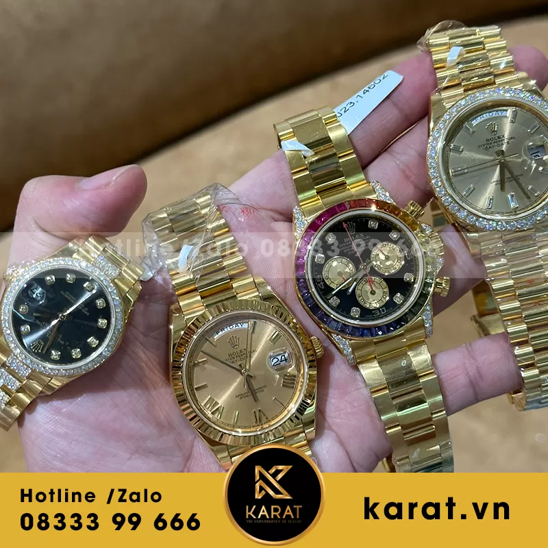 Đồng hồ rolex rep 11 bọc vàng