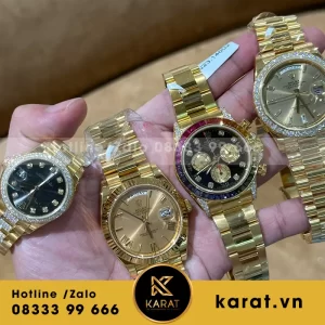 Đồng hồ rolex rep 11 bọc vàng