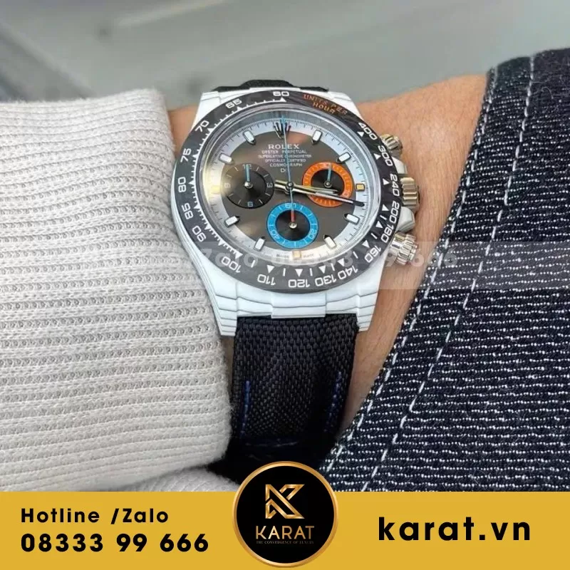 Đồng hồ Rolex Replica Daytona Cosmograph DIW Carbon 40mm