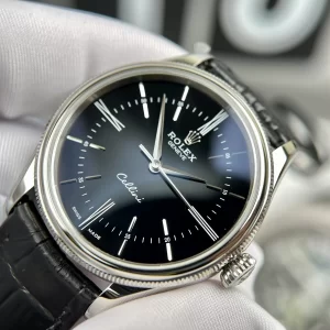 Đồng Hồ Rolex Siêu Cấp 1:1 Cellini Time 50509 Mặt Số Đen