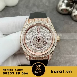 Đồng Hồ Rolex Sky-Dweller M336235 Chế Tác Bọc Vàng 18 Kim Cương Thiên Nhiên  42mm