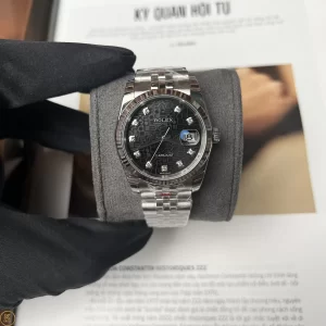 Đồng Hồ Rolex Super Fake Datejust 116234 Mặt Vi Tính Đen