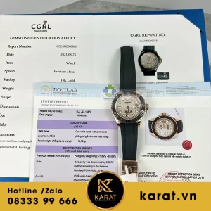 Đồng hồ rolex Yacht-Master 40 M126655-0005 bọc vàng độ moissanite full mặt