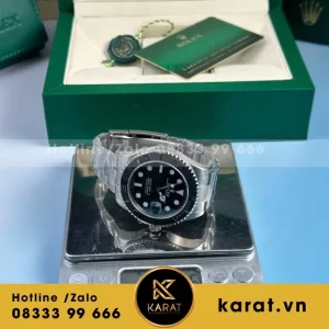 Đồng Hồ Rolex Yacht Master Titanium RLX 226627 Mặt Số Đen Nhà Máy VS 40mm