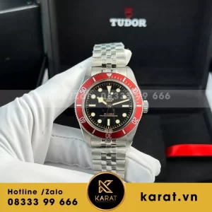 Đồng Hồ Tudor Black Bay GMT Mặt Đen Viền Đỏ Replica 1 1 Nhà Máy ZF 41mm
