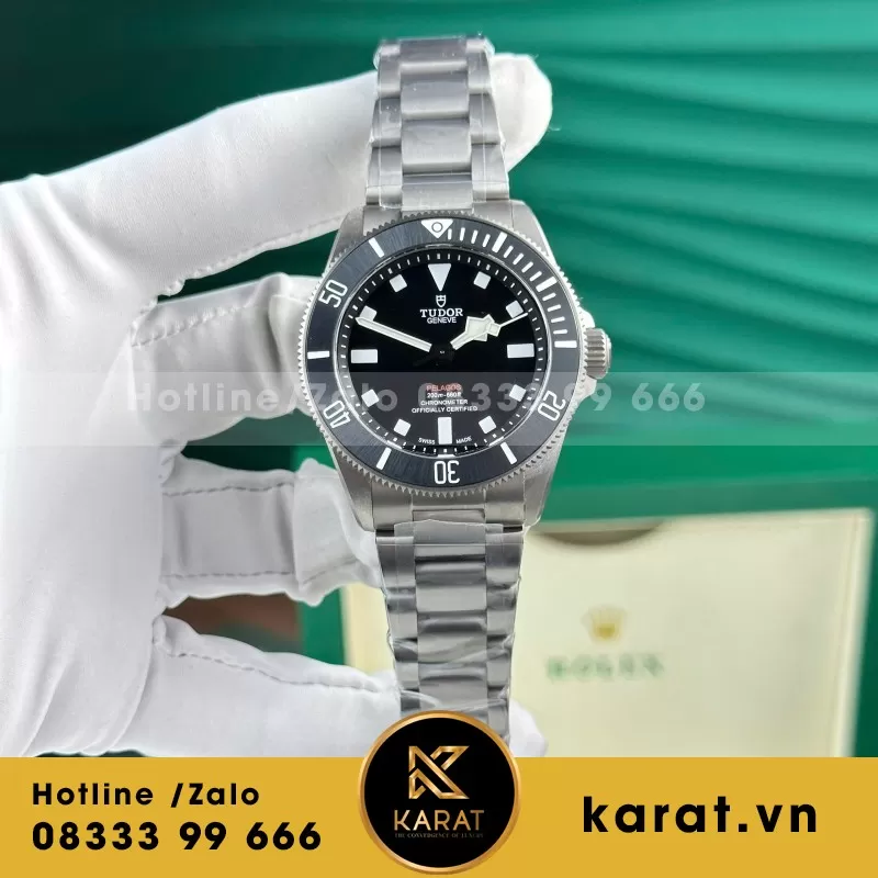 Đồng Hồ Tudor Pelagos Replica 11 Mặt Số Đen Nhà Máy ZF 39mm