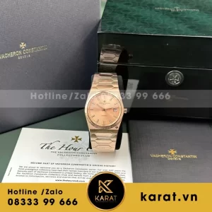 Đồng Hồ Vacheron Constantin Historiques 222 Rep 11 Cao Cấp Mặt Vàng hồng Nhà Máy 8F 37mm