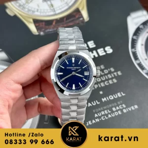 Đồng hồ  Vacheron Constantin Overseas 4500V mặt xanh blue replica