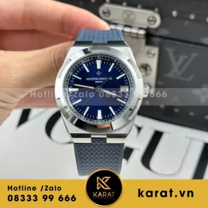 Đồng Hồ Vacheron Constantin Overseas 4500V Mặt Xanh Dây Da Nhà Máy PPF 41mm