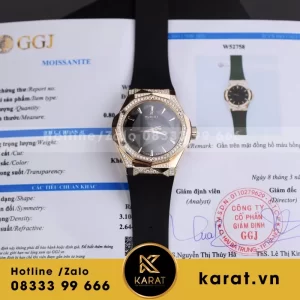 Đồng Hồ HB Orinsky độ viền zikzak Moissanite đã kđ  Size 39mm