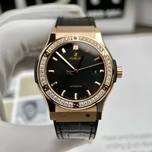 HUBLOT CLASSIC FUSION KING GOLD 42MM KIM CƯƠNG THIÊN NHIÊN