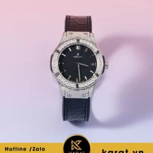 Hublot Classic Fusion Titan 33mm full Moissanite