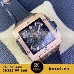Hublot square bang unico king gold ceramic replica