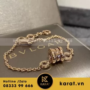 Lắc tay BVLgari Vàng Hồng 18k