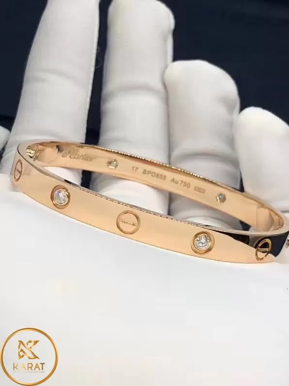 Lắc Tay Cartier Love Rose Gold
