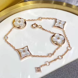 Lắc Tay Chế Tác Vàng Nguyên Khối 18k