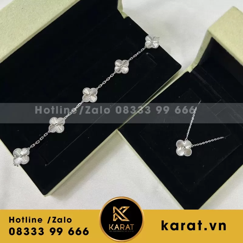 Lắc Tay Và Vòng Cổ Nữ Vca 18K