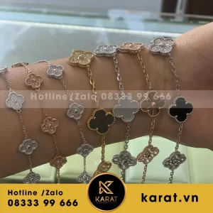 Lắc tay Van Cleef & Arpels 5 Hoa.