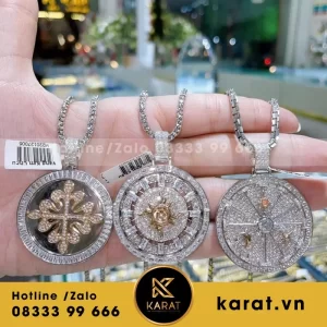 Mặt Dây Chuyền Kim Cương Thiết Kế Sang Trọng