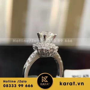 Mẫu Nhẫn Hột Xoan Nữ Thiết Kế