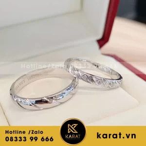 Nhẫn chaumet vàng 18k