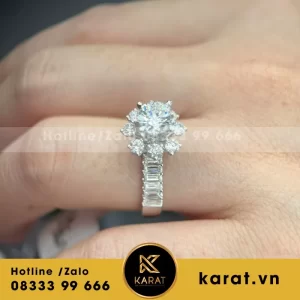 Nhẫn Kim Cương Thiên Nhiên Nữ 2