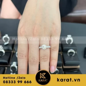 Nhẫn Kim Cương Thiết Kế Sang Trọng