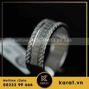 Nhẫn Kim Cương Vàng Trắng