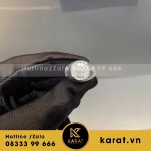 Nhẫn Nam Chế Tác Vàng 18K Moisanite