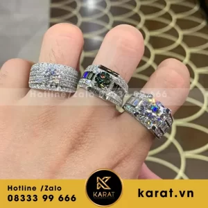 Nhẫn Nam Thiết Kế Các Mẫu Hot 2
