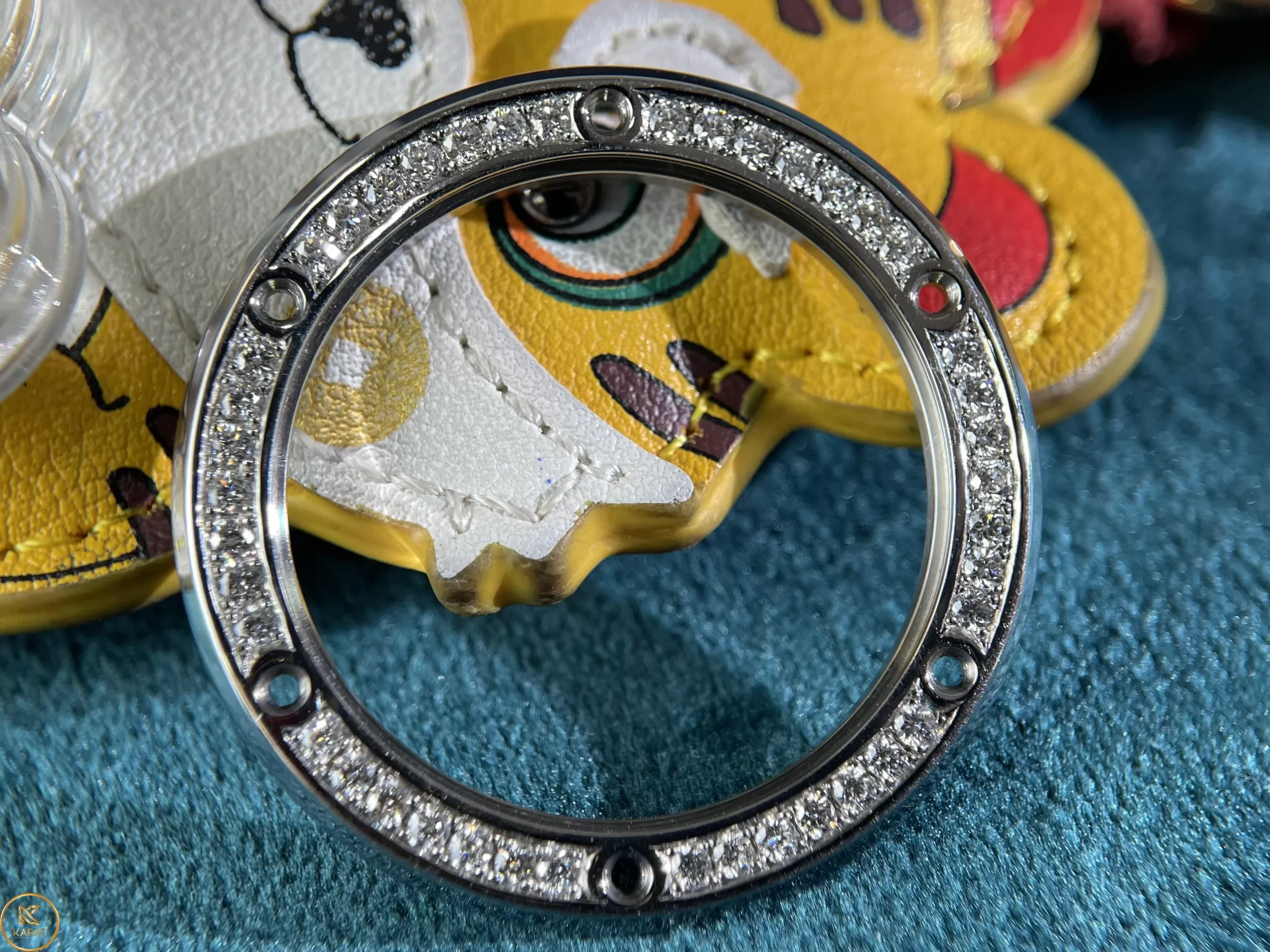 Niềng Hublot Đính Kim Cương Thiên Nhiên