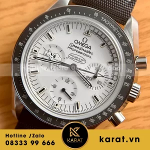 Omega Speedmaster Silver Snoopy Award 45th Anniversary size 42mmcó chức năng Chronograph OS Factory