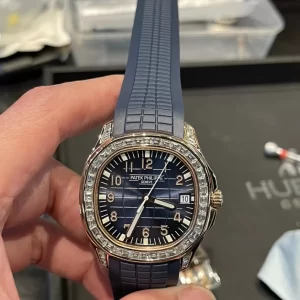 PATEK PHILIPPE AQUANAUT 5167/300R-001 ROSE GOLD 18K KIM CƯƠNG BAGUETTE