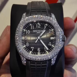 Patek Philippe Aquanaut 5167A-001 Vàng Trắng 18k Full Kim Cương Thiên Nhiên