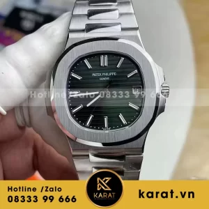 Patek philippe nautilus 5711 green dial tinh chỉnh mặt và dây siêu sắc nét