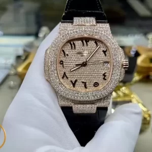 PATEK PHILIPPE NAUTILUS 5711 ROSE GOLD 18K FULL DIAMOND